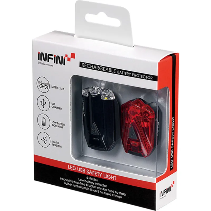 Infini Lava Twin Pack USB Lightset in Black