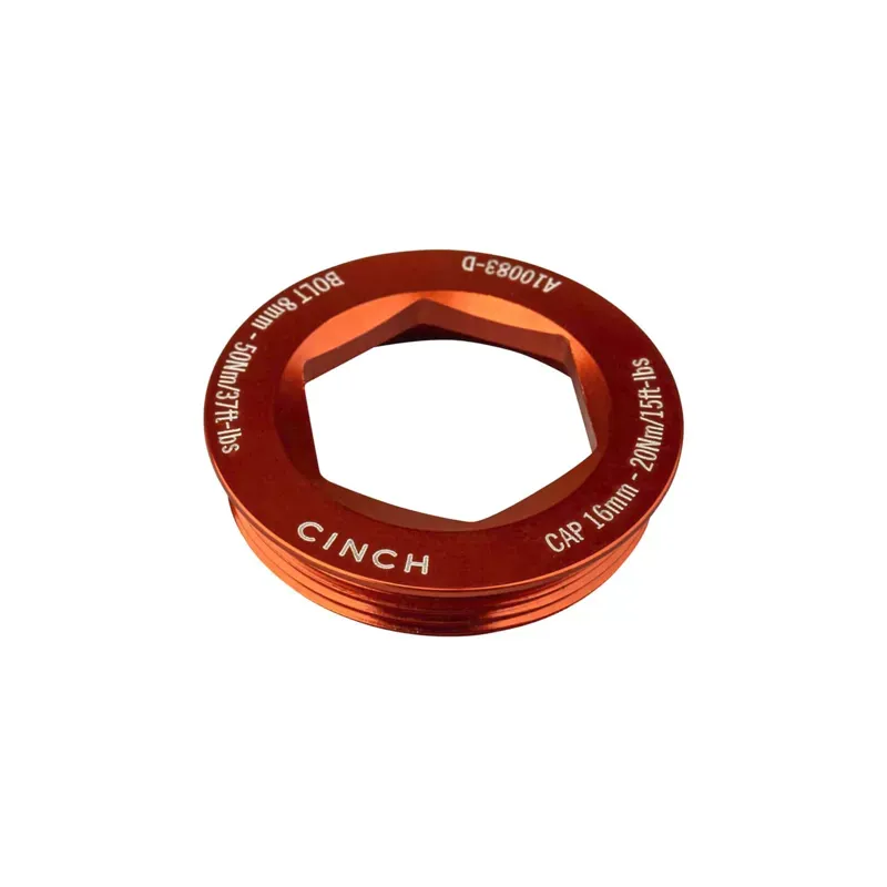 Race Face Cinch XC/AM Puller Cap With Washer in Orange