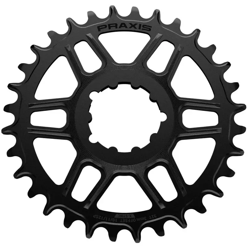 Praxis - CR - Direct Mount NW 3mm Offset - Black 36t Chainring