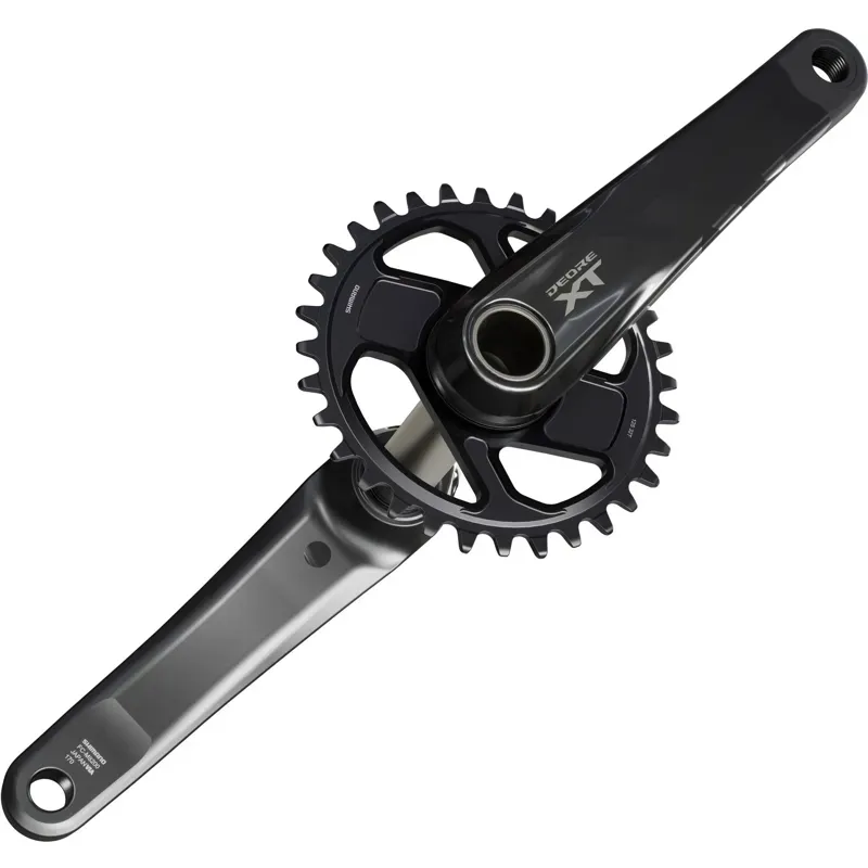 Shimano Chainset CRANK SET XT M8200 12sp 55mm 175mm Black 175 mm-2