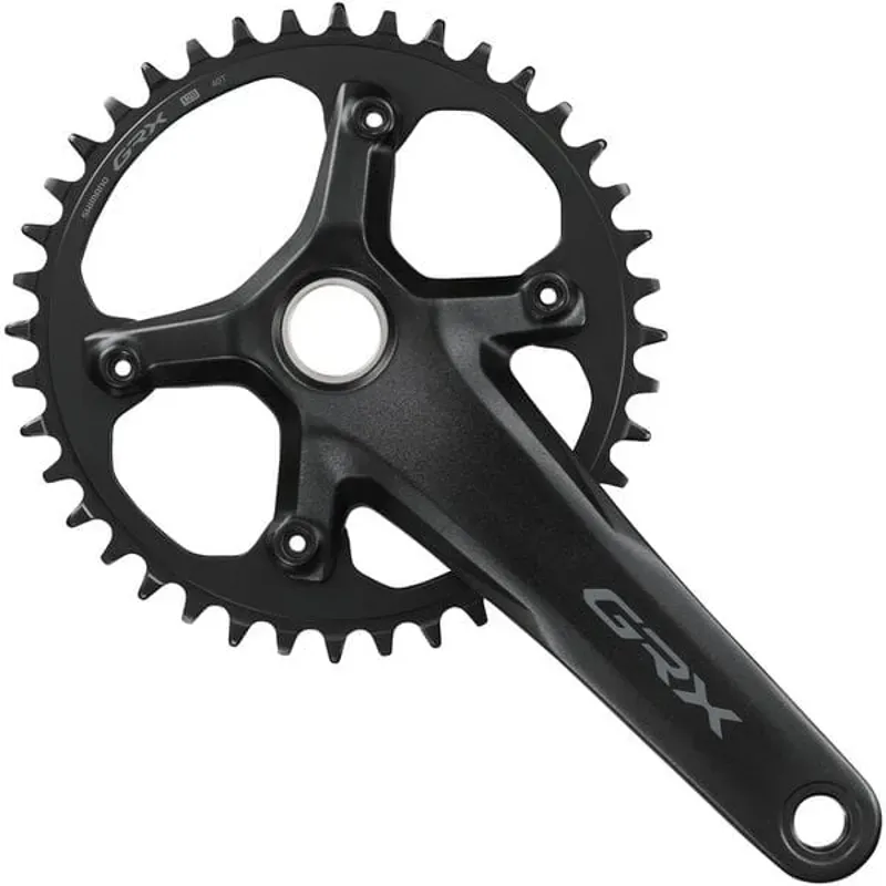 Shimano Chainset GRX RX610 40T Single 12spd 172. 5mm Black 40 teeth 172.5 mm
