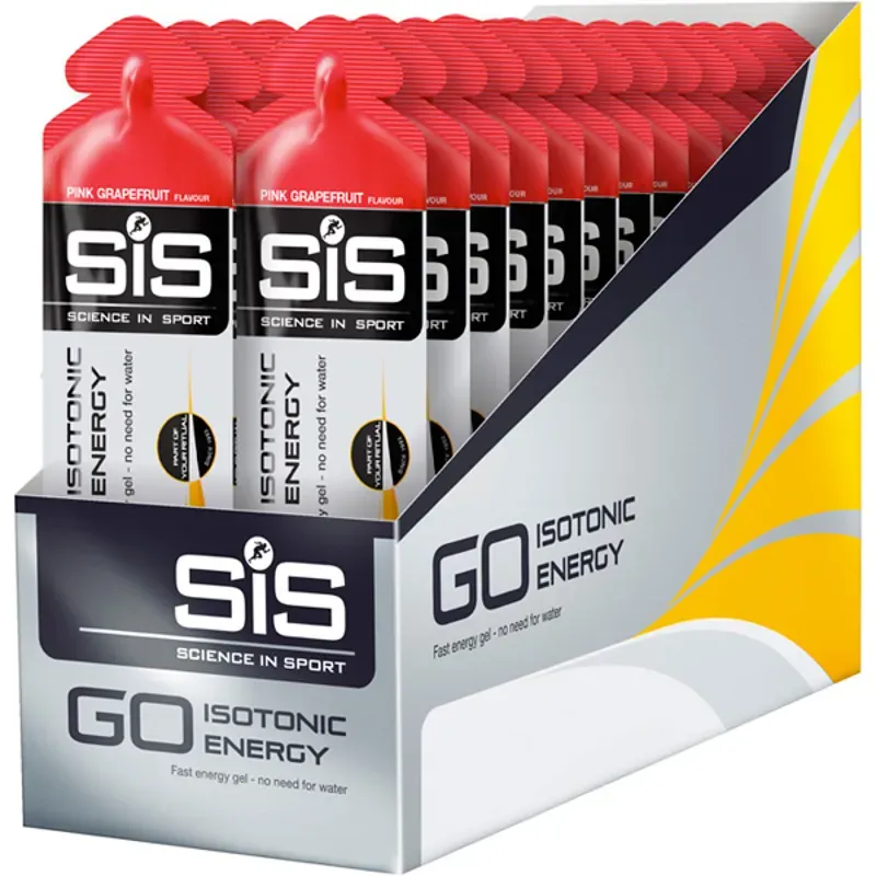Science in Sport GO Isotonic 30 Pack Energy Gels in Pink Grapefruit