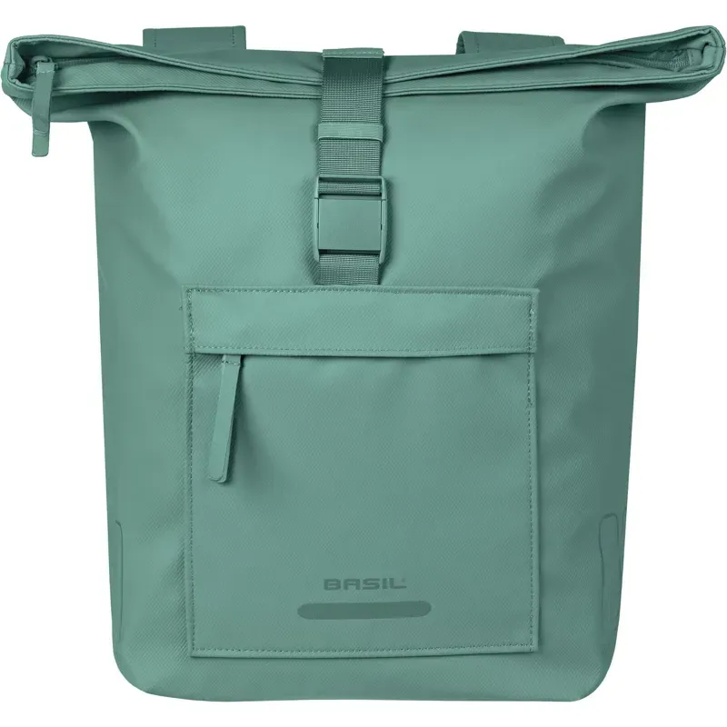 Basil Brooklyn 41l Double Pannier Bag in Silvergreen-1