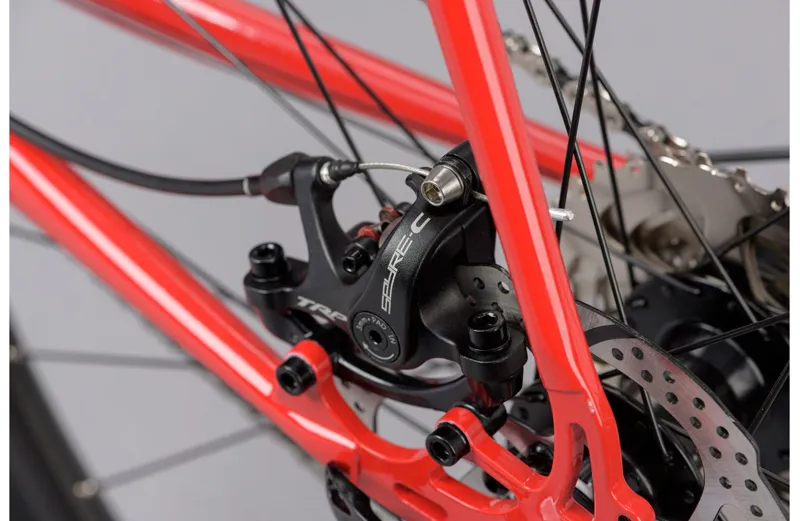 2021 Genesis Croix De Fer 20 Steel Gravel Bike in Red-10