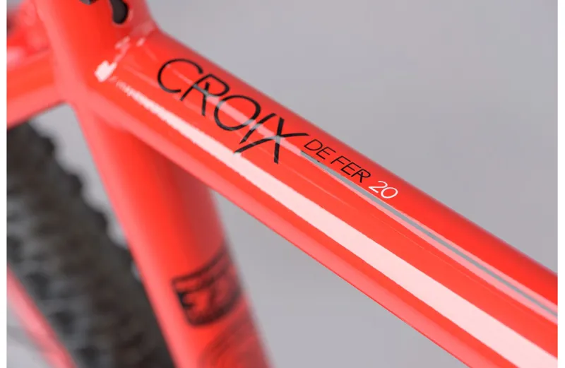 2021 Genesis Croix De Fer 20 Steel Gravel Bike in Red-5