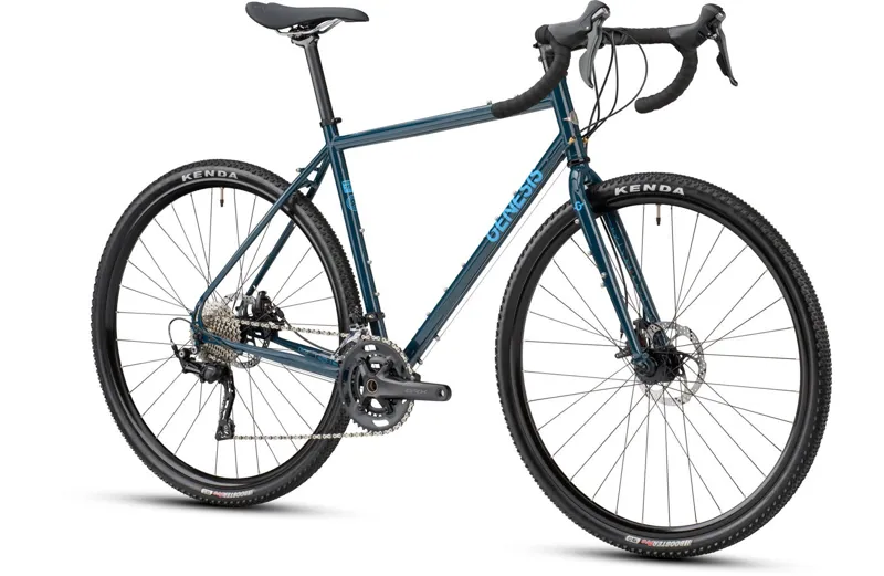 2021 Genesis Croix De Fer 20 Steel Gravel Bike in Blue-1