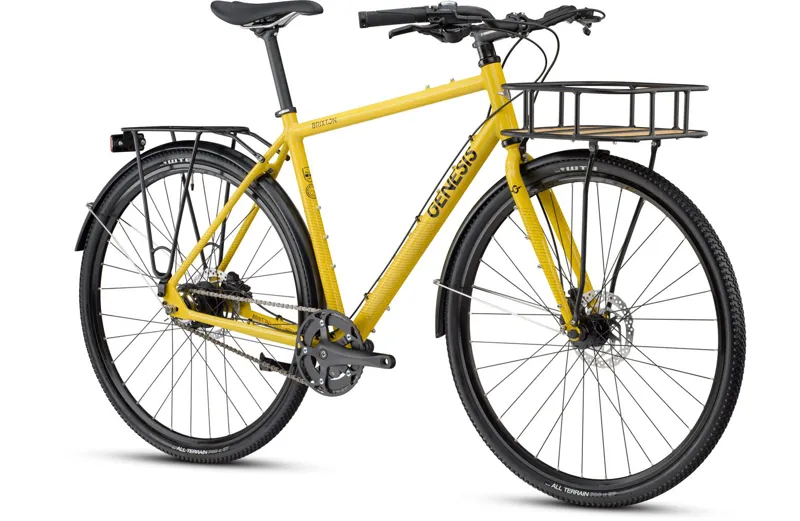 2021 Genesis Brixton Hybrid Bike in Yellow-1