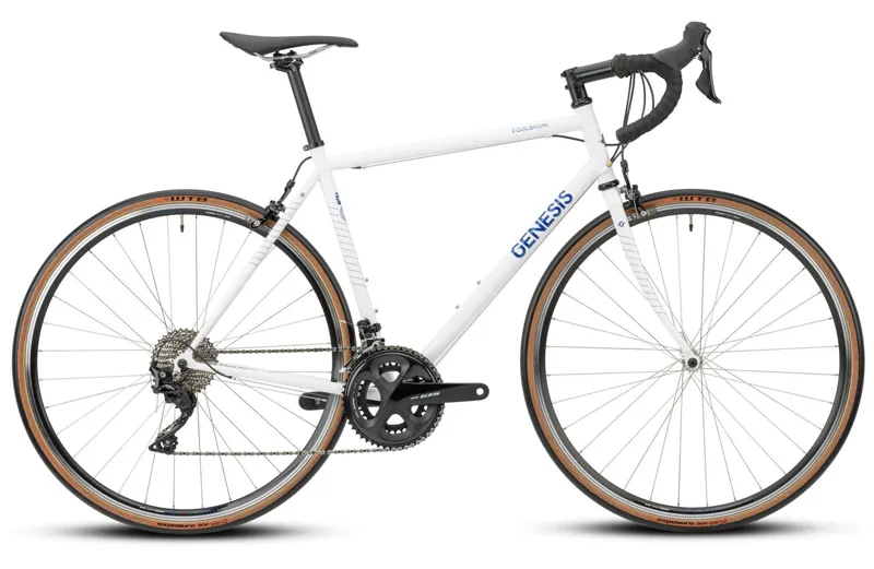 2021 Genesis Equilibrium Steel Road Bike in White