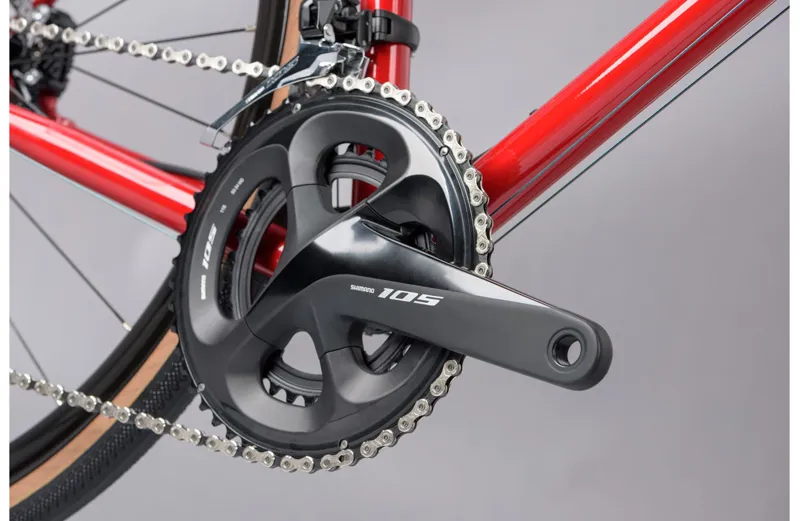 2021 Genesis Equilibrium Disc Steel Road Bike in Red-8