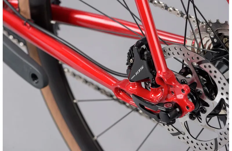 2021 Genesis Equilibrium Disc Steel Road Bike in Red-10