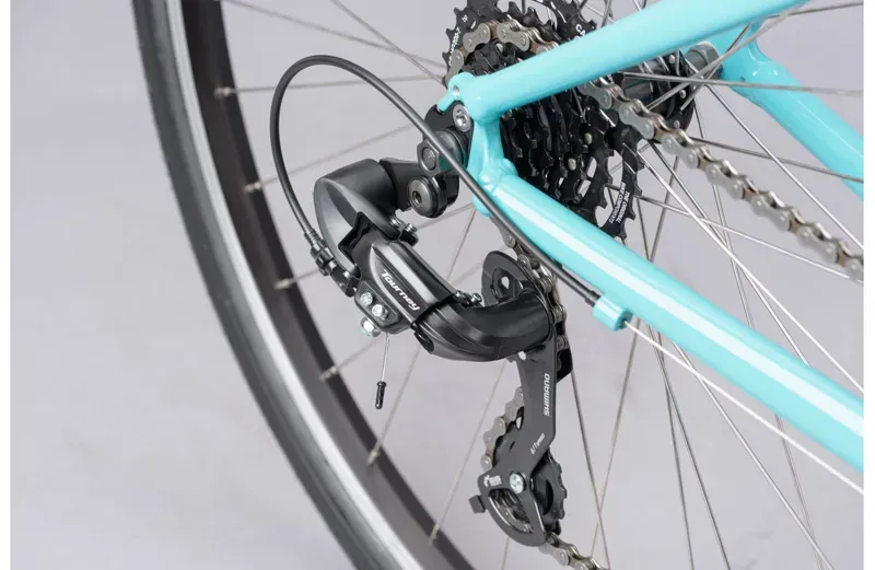 2021 Ridgeback Comet Open Frame Hybrid Bike in Green-11