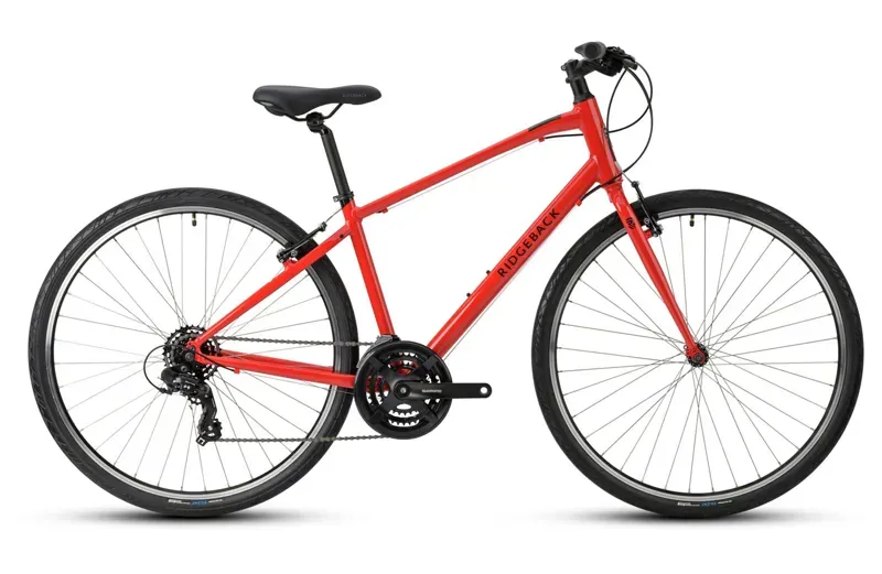 Ridgeback Motion Hybrid Bike in Red