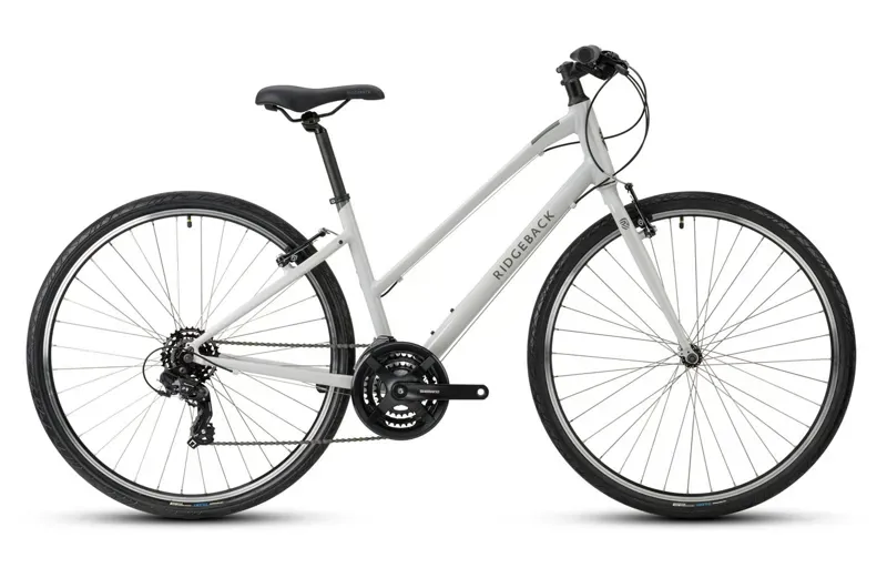 Ridgeback Motion Open Frame Hybrid Bike in White