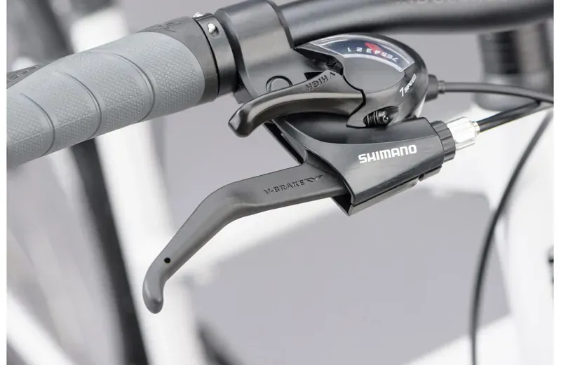 Ridgeback Motion Open Frame Hybrid Bike in White-2