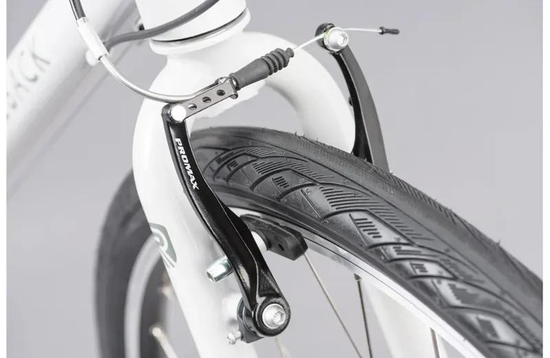 Ridgeback Motion Open Frame Hybrid Bike in White-5