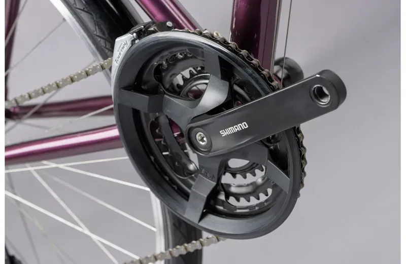 2021 Ridgeback Speed Open Frame Hybrid Bike in Purple-7