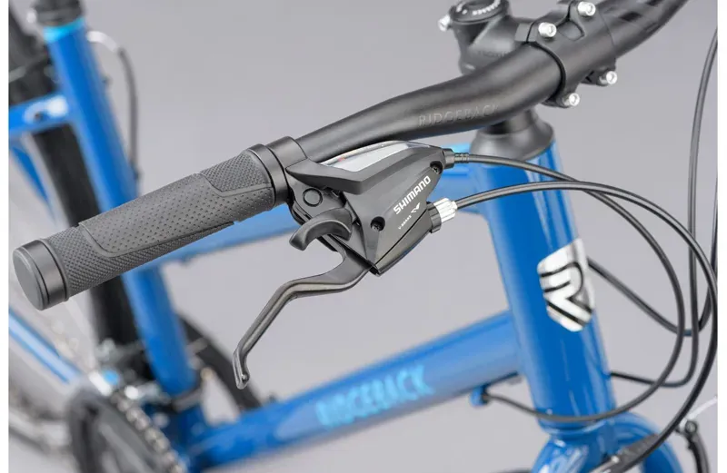 2021 Ridgeback Velocity Open Frame Hybrid Bike in Blue-4