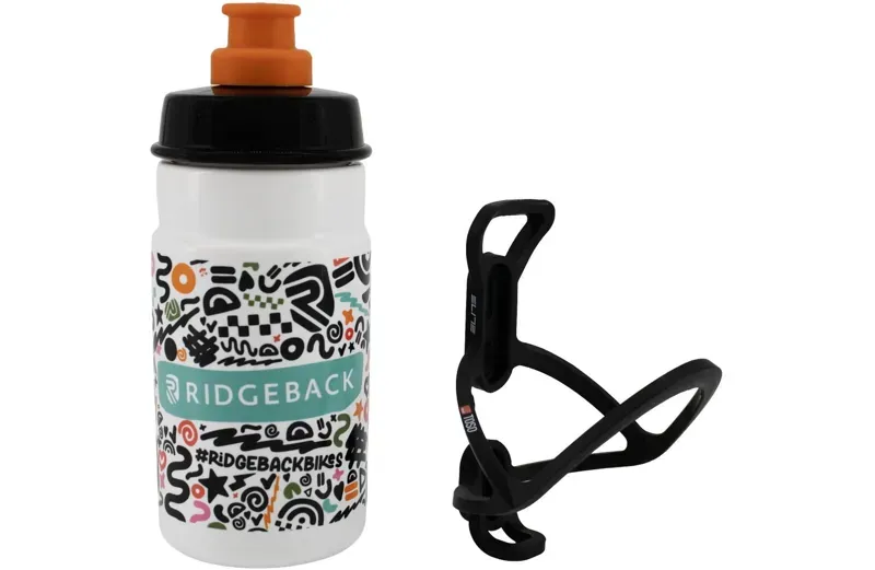 Ridgeback Kids Jet 350 Drink Bottle and Cage in Multicolour-2