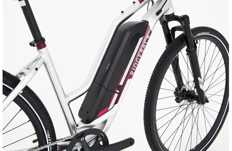 Ridgeback Arcus 1 Open Frame Electric Bike in Silver -7