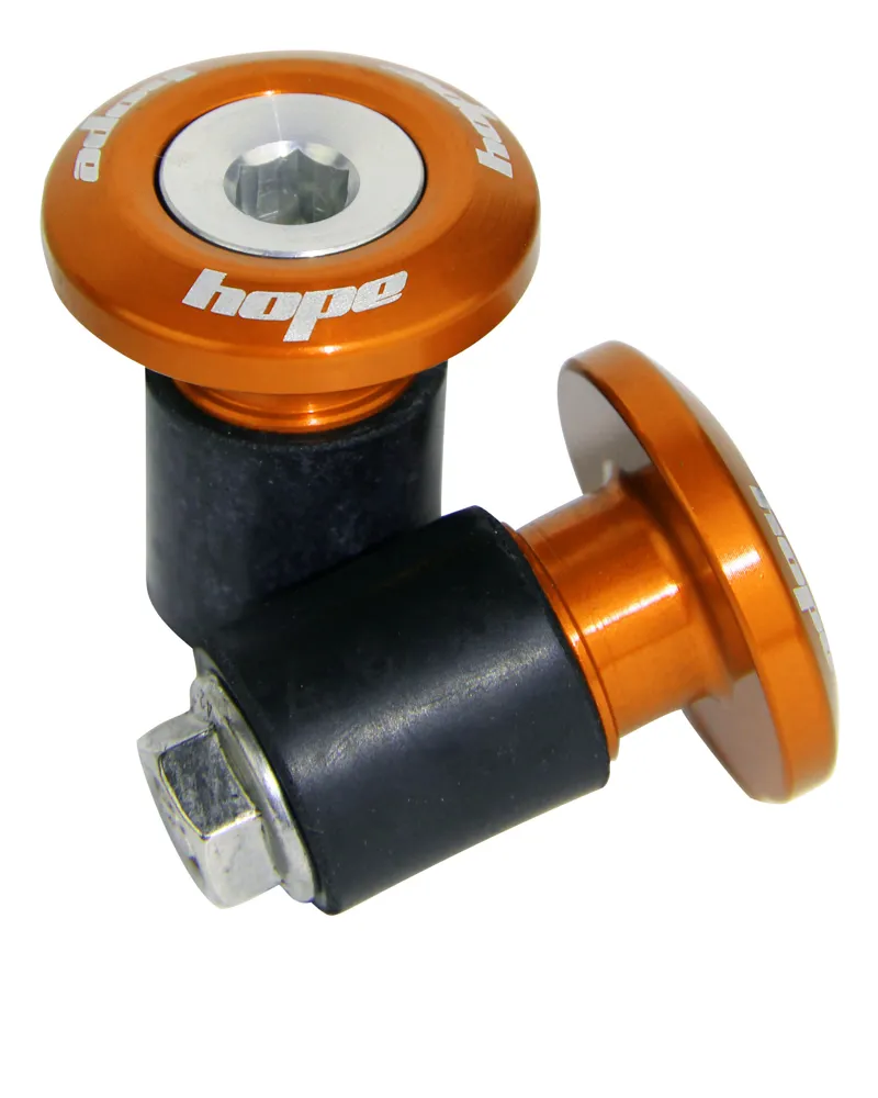 Hope Grip Doctor Handlebar Plugs in Orange