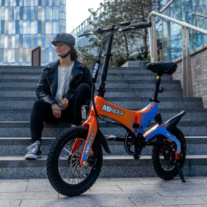 MiRiDER One 16in folding ebike finished in Geo Edition-1