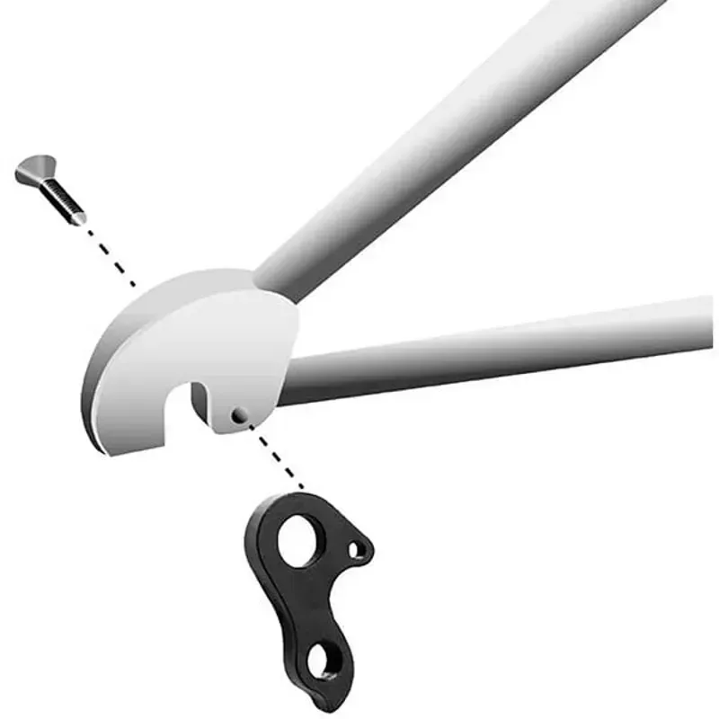 M Part Gear Hanger Haibike In Black Alloy-2