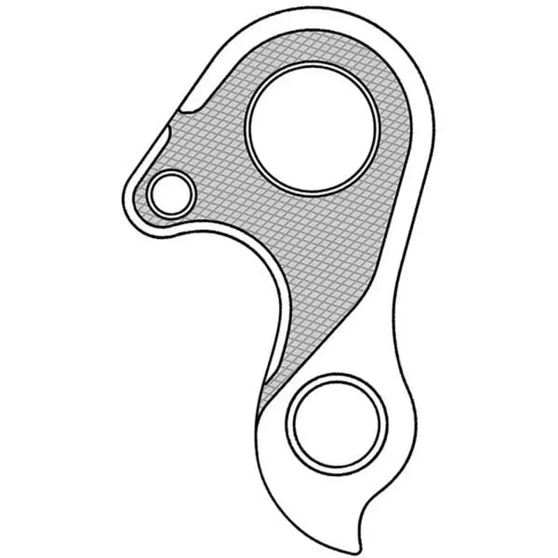 M Part Gear Hanger Haibike In Black Alloy-3