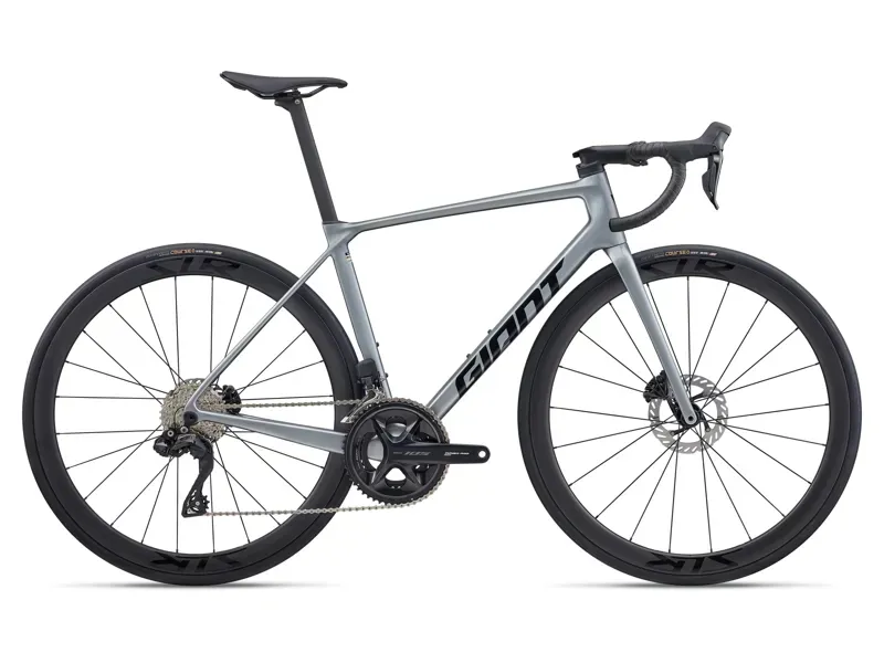 Giant TCR Advanced Pro 1 Di2 Road Bike in Tech Silver