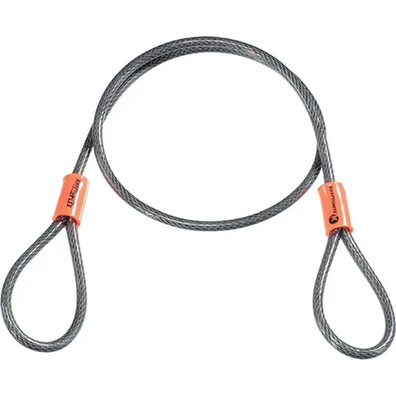 Kryptonite Kryptoflex Cable Lock in Grey/Orange-1
