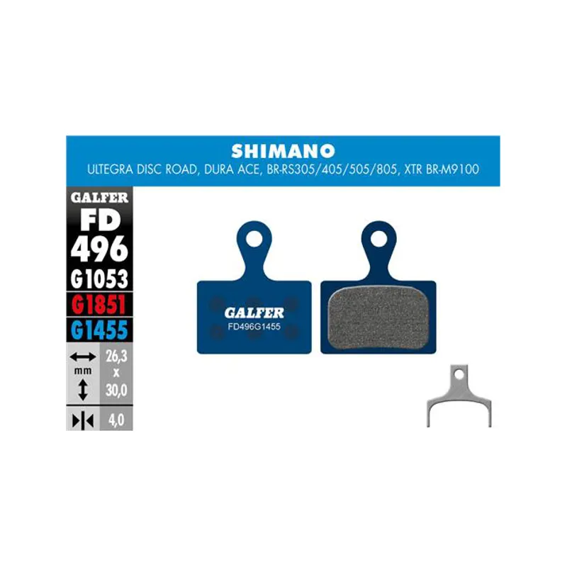 Galfer Shimano K-type 2-piston Replacement Road Brake Pads 