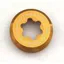 Hope E-Bike Crank Captive Nut in Orange