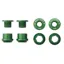 Wolf Tooth 4-pack X1 Chainring Nuts and Bolts in Green