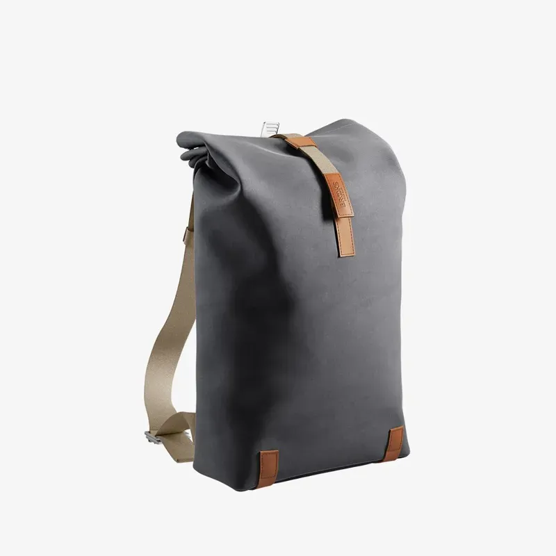 Brooks Pickwick Leather Backpack in Grey