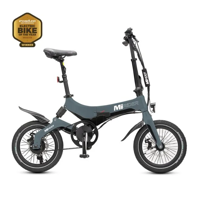 MiRiDER One GB3 16in folding ebike finished in Graphene Grey