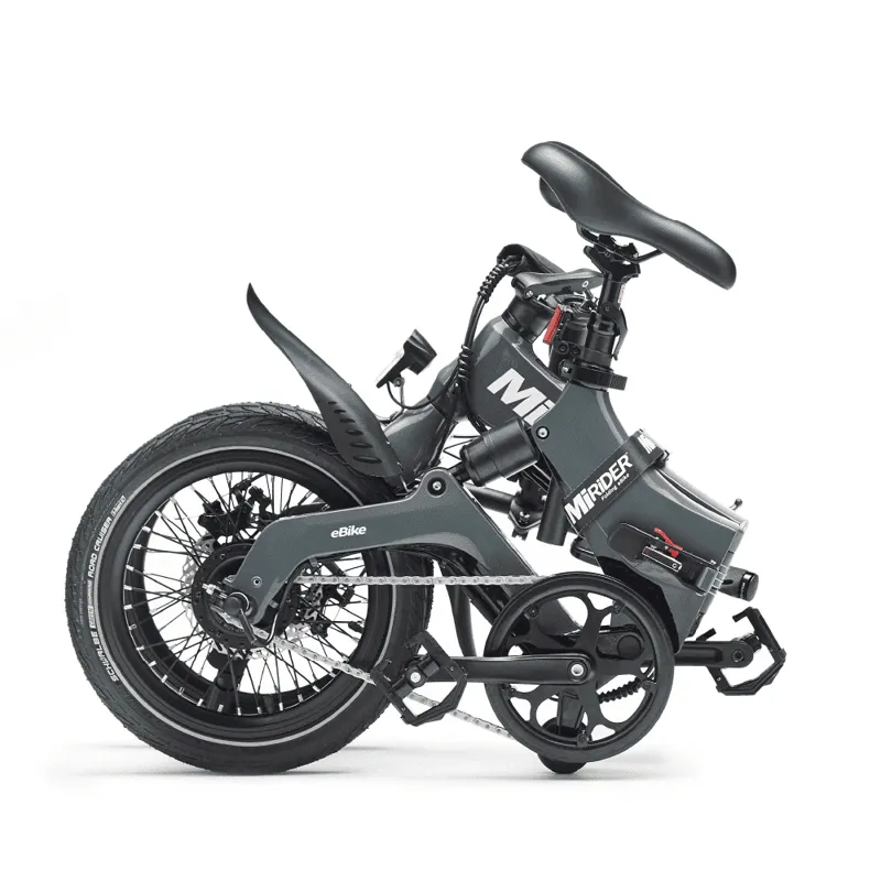 MiRiDER One GB3 16in folding ebike finished in Graphene Grey-1