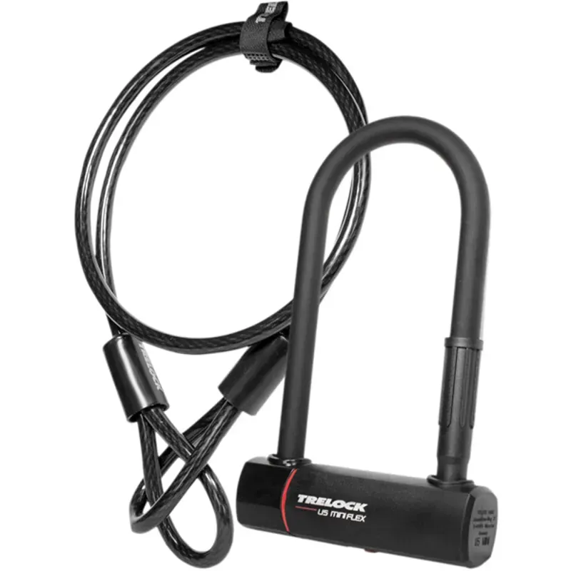 Trelock U5 Mini Flex 180mm U-Lock in Black