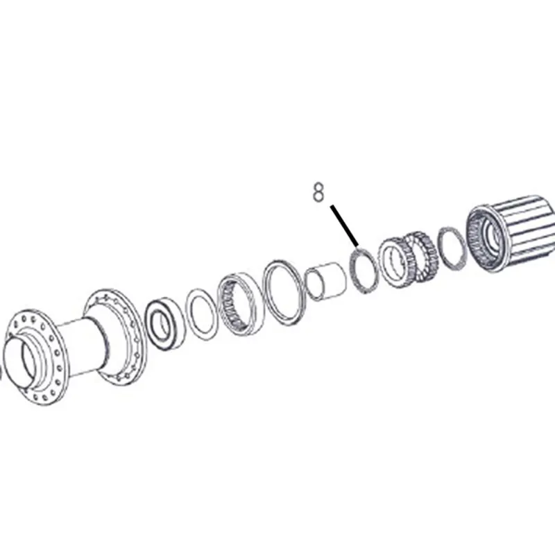 DT Swiss Ratchet Drive Conical Spring 240s Silver 