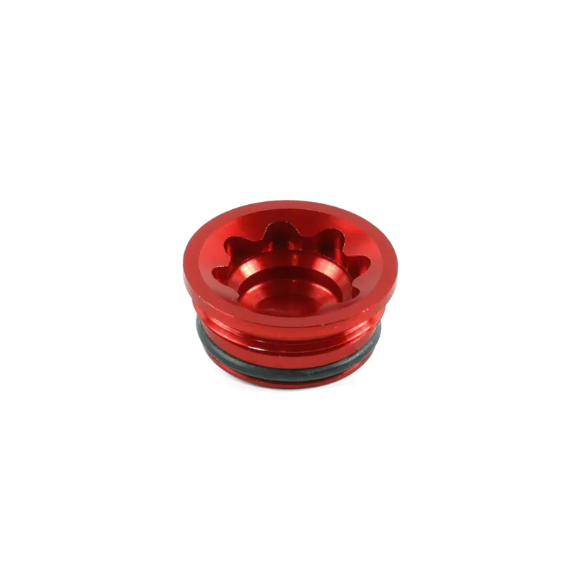 Hope V4 Large Replacement Bore Cap in Red