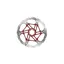 Hope Floating Disc 220mm 6-Bolt Float Rotor in Red