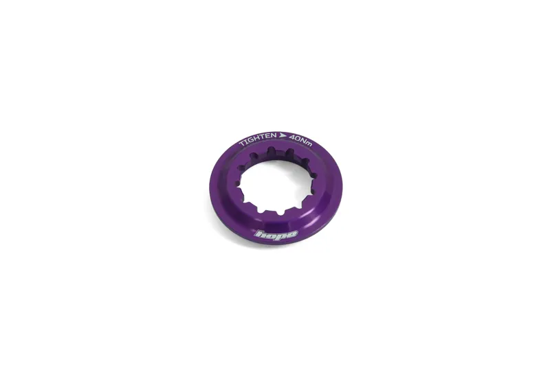 Hope Centre Lock Lockring in Purple