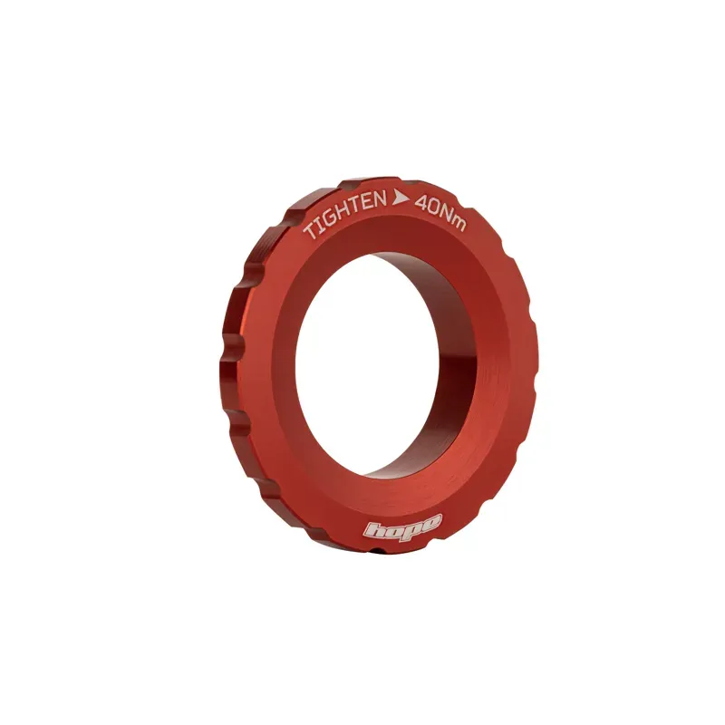 Hope Centre Lock Disc Lockring EX - Red