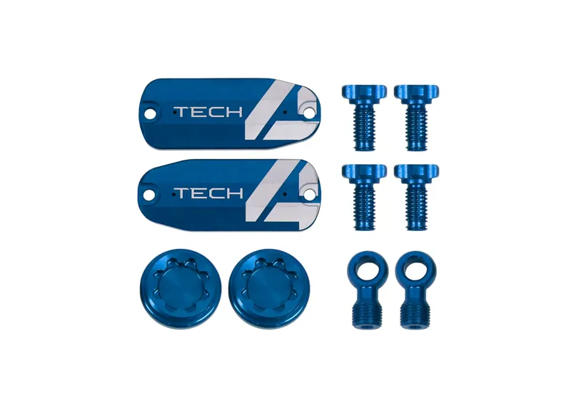 Hope Tech 4 x2 Custom Kit - Pair - Blue