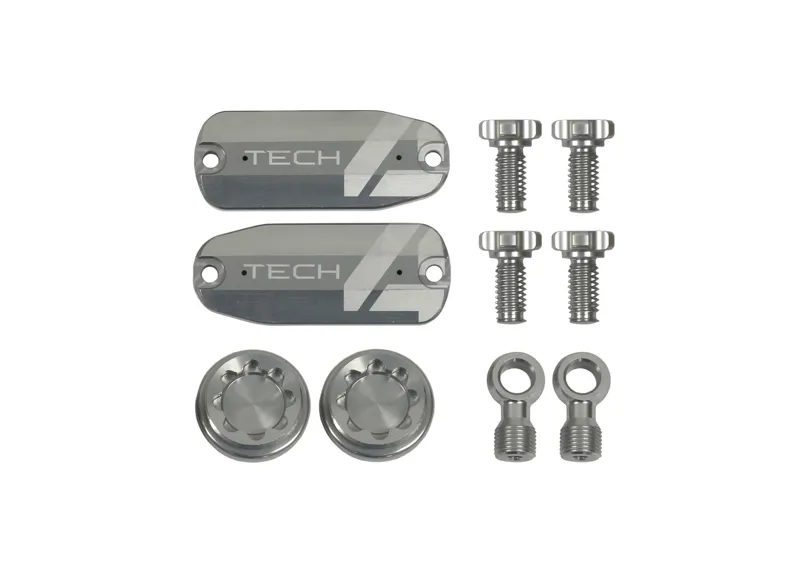 Hope Tech 4 x2 Custom Kit - Pair - Silver