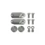 Hope Tech 4 x2 Custom Kit - Pair - Silver