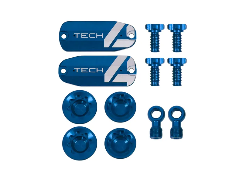 Hope Tech 4 v4 Custom Kit - Pair - Blue