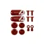 Hope Tech 4 v4 Custom Kit - Pair - Red
