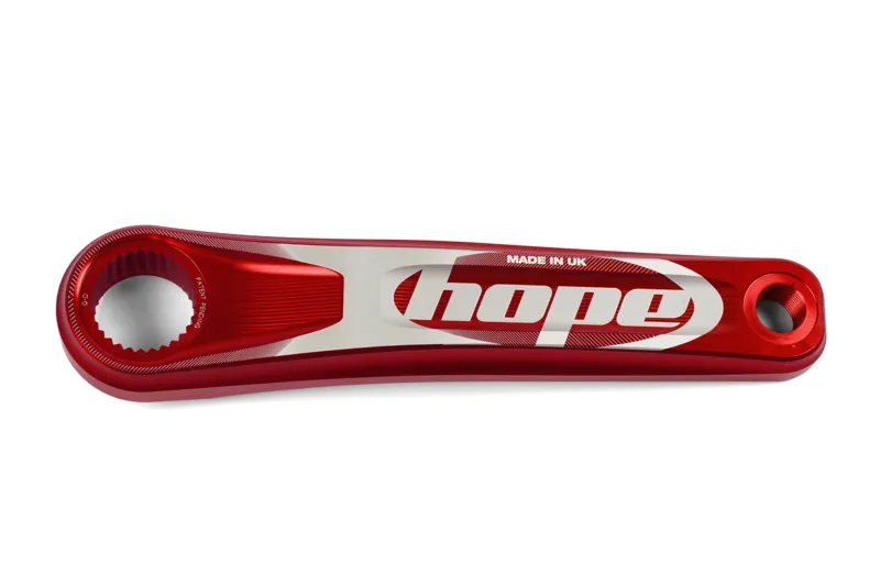 Hope 170mm Drive Side Crank Arm in Red