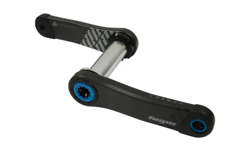 Hope Carbon Crankset No Spider Blue 170mm
