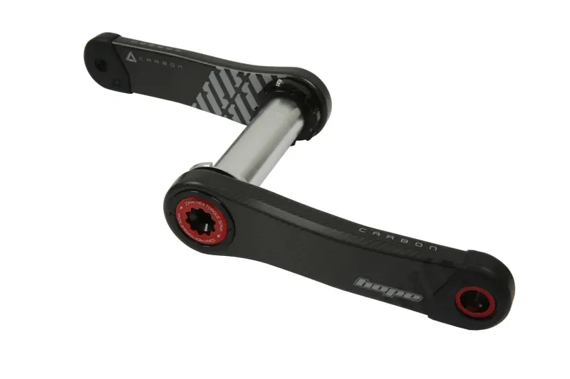 Hope Carbon Crankset No Spider Red 170mm