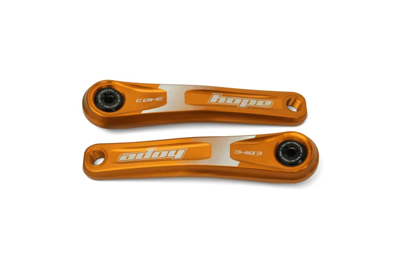 Hope E-Bike 155mm Crankset in Orange